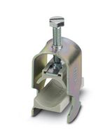 WCC 22 - Fastener, Screw Mount Cable Clamp, 22 mm, Steel, Silver, 26 mm, 24 mm - PHOENIX CONTACT