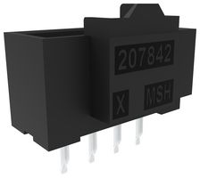207843-0003 - Pin Header, Power, 2.5 mm, 1 Rows, 3 Contacts, Through Hole Straight, L1NK 250 207843 - MOLEX