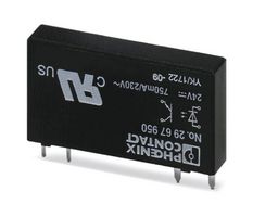 OPT-24DC/230AC/ 1 - Solid State Relay, SPST-NO, 750 mA, 253 VAC, Through Hole, Solder, Zero Crossing - PHOENIX CONTACT