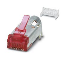 VS-08-ST-H21-RJ45 - Modular Connector, RJ45 Plug, 1 x 1 (Port), 8P8C, Cat6, IP20, Cable Mount - PHOENIX CONTACT