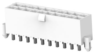 2-2825261-0 - Rectangular Power Connector, 20 Contacts, VAL-U-LOK HCS, PCB Mount, Through Hole, 4.2 mm, Plug - TE CONNECTIVITY