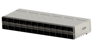 2-2349201-1 - I/O Connector, 20 Contacts, Receptacle, zSFP+, Press Fit, PCB Mount - TE CONNECTIVITY