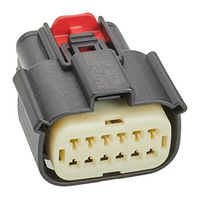 160074-6006 - Automotive Connector Housing, Key A, MX150 160074, Receptacle, 12 Ways - MOLEX