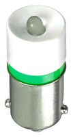 BA9SG12A - LED Replacement Lamp, Miniature Bayonet / BA9S, Green, 1.61 cd - APEM