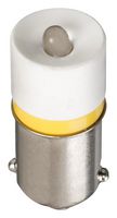 BA9SY130A - LED Replacement Lamp, Miniature Bayonet / BA9S, Yellow, 225 mcd - APEM