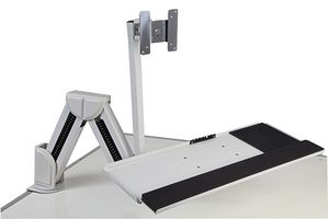 PSG08382 - Desk Monitor Arm with VESA Mount & Keyboard Tray - PRO SIGNAL
