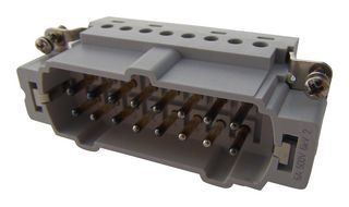 1-1103640-1 - Heavy Duty Connector, HE.4, Insert, 24+PE Contacts, Plug, Screw Pin - HTS - TE CONNECTIVITY