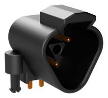 ATF13-3P-BM01J1939 - Automotive Connector, Board Lock AT Series, Right Angle Receptacle, 3 Contacts, PCB Pin - AMPHENOL SINE/TUCHEL