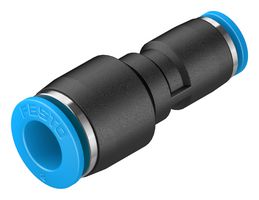 QS-8-4 - Pneumatic Fitting, Push-In Fitting, 14 bar, 8 mm, PBT (Polybutylene Terephthalate), QS - FESTO