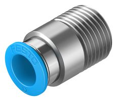 QS-1/2-12-I - Pneumatic Fitting, Push-In Fitting, R1/2, 14 bar, 12 mm, Brass, QS - FESTO