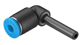 QSL-4H - Pneumatic Fitting, Push-In L-Fitting, 14 bar, 4 mm, PBT (Polybutylene Terephthalate), QSL - FESTO