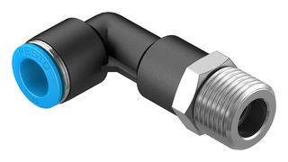 QSLL-1/2-12 - Pneumatic Fitting, Push-In L-Fitting, R1/2, 14 bar, 12 mm, PBT (Polybutylene Terephthalate), QSLL - FESTO