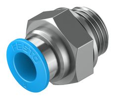 QS-G1/4-8 - Pneumatic Fitting, Push-In Fitting, G1/4, 14 bar, 8 mm, Brass, QS - FESTO