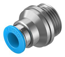 QS-G3/8-8-I - Pneumatic Fitting, Push-In Fitting, G3/8, 14 bar, 8 mm, Brass, QS - FESTO