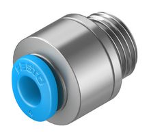QSM-G1/8-4-I - Pneumatic Fitting, Push-In Fitting, G1/8, 14 bar, 4 mm, Brass, QSM - FESTO