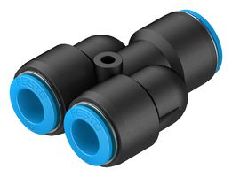 QSY-16-12 - Pneumatic Fitting, Push-In Y-Fitting, 14 bar, 16 mm, PBT (Polybutylene Terephthalate), QSY - FESTO