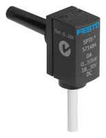 SPTE-P10R-S6-V-2.5K - Pressure Sensor, 10 bar, Analogue, Relative, 30 VDC - FESTO