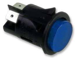 SP6018C1F0000 - Pushbutton Switch, SP60 Series, 25 mm, DPST, Off-(On), Round Raised - MOLVENO