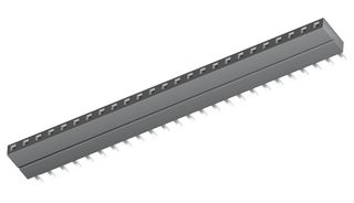 SSW-102-02-T-S - PCB Receptacle, Board-to-Board, 2.54 mm, 1 Rows, 2 Contacts, Through Hole Mount, SSW - SAMTEC