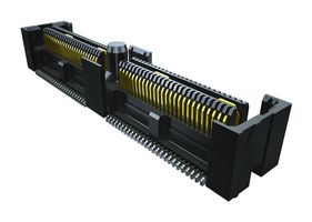QFS-052-04.25-L-D-A-GP - Mezzanine Connector, Receptacle, 0.635 mm, 2 Rows, 104 Contacts, Surface Mount, Phosphor Bronze - SAMTEC