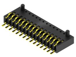 SEI-110-02-G-S-AB - Spring Loaded Connector, Compression Connector, 1 mm, 1 Row, 10 Contacts, Surface Mount - SAMTEC