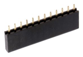 61300311821 - PCB Receptacle, Board-to-Board, 2.54 mm, 1 Rows, 3 Contacts, Through Hole Mount, WR-PHD - WURTH ELEKTRONIK