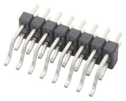 MMT-104-02-L-SH . - Pin Header, Board-to-Board, Wire-to-Board, 2 mm, 1 Rows, 4 Contacts, Surface Mount Right Angle - SAMTEC