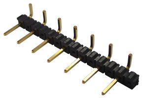 TSW-204-08-T-S-RA . - Pin Header, Board-to-Board, 5.08 mm, 1 Rows, 4 Contacts, Through Hole Right Angle, TSW - SAMTEC