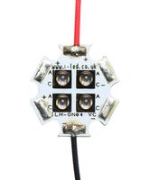 ILH-IO04-85NL-SC201-WIR200. - IR Emitter Module, 4 Chip, 850 nm, ± 45° (90°), 2520 mW/Sr, 200 mm Red & Black, Star PCB - INTELLIGENT LED SOLUTIONS
