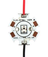 ILH-IS01-94SN-SC201-WIR200. - IR Emitter Module, 1 Chip, 940 nm, ± 60° (120°), 360 mW/Sr, 200 mm Red & Black, Star PCB - INTELLIGENT LED SOLUTIONS