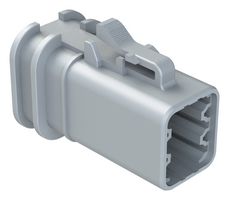 ATP06-6S-OMGRY - Automotive Connector Housing, ATP, Plug, 6 Ways - AMPHENOL SINE/TUCHEL