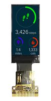 MDT0096A2IS-SPI - TFT LCD, 4-Wire SPI, 0.96 ", 80 x 160 Pixels, Portrait, RGB, 2.8V - MIDAS