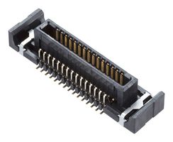 204928-0401 - Mezzanine Connector, Header, 0.4 mm, 2 Rows, 40 Contacts, Surface Mount, Copper Alloy - MOLEX