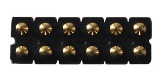 SDL-106-G-19 - PCB Receptacle, Low Profile Hybrid, Board-to-Board, 2.54 mm, 2 Rows, 12 Contacts - SAMTEC