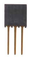 SSQ-103-03-G-D - PCB Receptacle, Board-to-Board, 2.54 mm, 2 Rows, 6 Contacts, Through Hole Mount, SSQ - SAMTEC