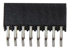 SSW-108-02-F-D-RA - PCB Receptacle, Board-to-Board, 2.54 mm, 2 Rows, 16 Contacts, Through Hole Mount Right Angle, SSW - SAMTEC