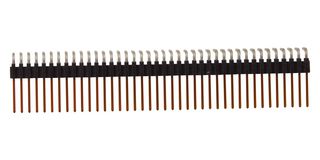 TMS-140-01-S-S-RA - Pin Header, Board-to-Board, 1.27 mm, 1 Rows, 40 Contacts, Through Hole Right Angle, TMS - SAMTEC