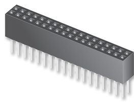SFMC-107-01-S-D - PCB Receptacle, Board-to-Board, Wire-to-Board, 1.27 mm, 2 Rows, 14 Contacts, Through Hole Mount - SAMTEC