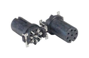 PXPLCP12SMF05APC - Sensor Connector, PXP Series, M12, Female, 5 Positions, PCB Socket, Straight Surface Mount - BULGIN LIMITED