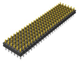 TMMH-108-01-T-T - Pin Header, Vertical, Board-to-Board, 2 mm, 3 Rows, 24 Contacts, Through Hole, TMMH - SAMTEC