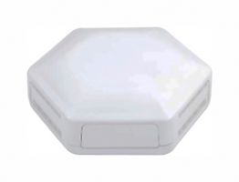 CBHEX1-33-WH - Plastic Enclosure, Hex-Box IoT, ABS, 45 mm, 130 mm, 146 mm, IP30, IP40 - CAMDENBOSS