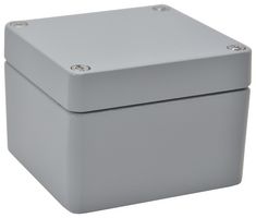 MP007255 - Metal Enclosure, Junction Box, Aluminium, 57 mm, 80 mm, 75 mm, IP66 - MULTICOMP PRO