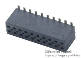 FLE-120-01-G-DV-A - PCB Receptacle, Board-to-Board, Wire-to-Board, 1.27 mm, 2 Rows, 40 Contacts, Surface Mount, FLE - SAMTEC