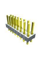 HTSW-110-07-S-D - Pin Header, Board-to-Board, 2.54 mm, 2 Rows, 20 Contacts, Through Hole, HTSW - SAMTEC