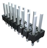 HTSW-136-08-L-T - Pin Header, Vertical, Board-to-Board, 2.54 mm, 3 Rows, 108 Contacts, Through Hole, HTSW - SAMTEC