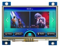 MDT0430GIHR-HDMI - TFT LCD, 4.3 ", 480 x 272 Pixels, Landscape, RGB, 5V - MIDAS