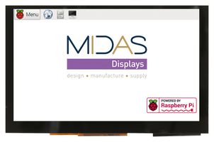 MDT0500D2IHC-HDMI - TFT LCD, 5 ", 800 x 480 Pixels, Landscape, RGB, 5V - MIDAS