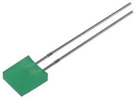 MP007968 - LED, Super Green, Through Hole, 2.6mm x 6.9mm, 20 mA, 2 V, 571 nm - MULTICOMP PRO