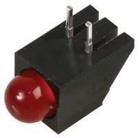 MP008017 - Circuit Board Indicator, Super Red, 1 LEDs, Through Hole, 4.7mm, 20 mA, 25 mcd - MULTICOMP PRO