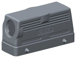 T1210241121-000 - Heavy Duty Connector, PG21, Hood, Side Entry, Aluminium Alloy Body, 2 Lever, H24B - TE CONNECTIVITY